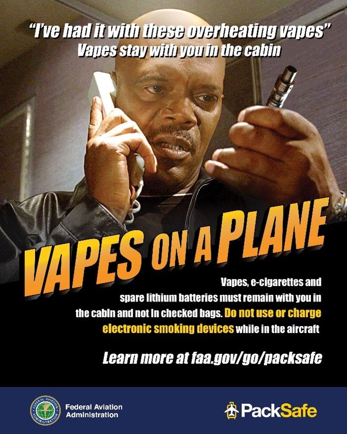 Vapes on a Plane poster
